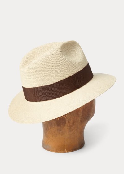 Men's Ralph Lauren Hand-Woven Panama Hats | 951846BAN